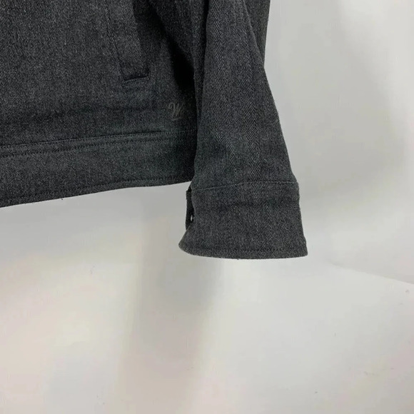 Woolrich Men's Tioga Charcoal Herringbone Water Unlined Jacket Size XL - Picture 5 of 14
